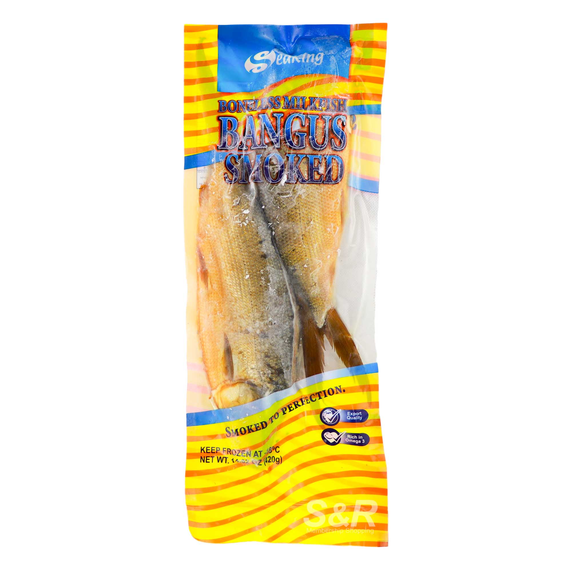 Seaking Boneless Milkfish Bangus Smoked 420g Seaking Boneless Milkfish Bangus Smoked 420g